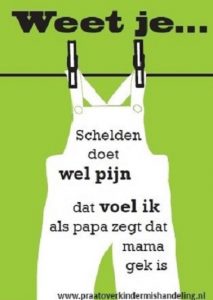 Als partners elkaar uitschelden.